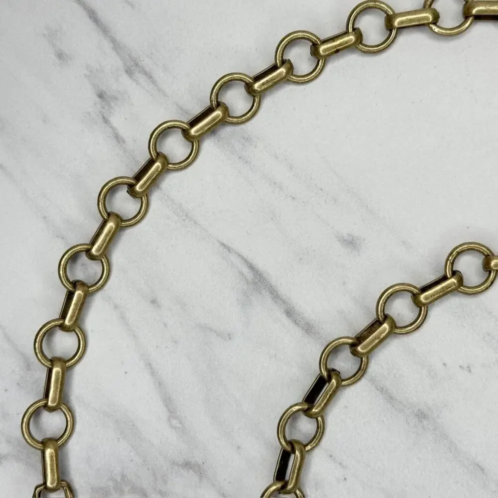 Chico's Free Spirit Gold Tone Chain Belt Medium/Large (M/L) ✨